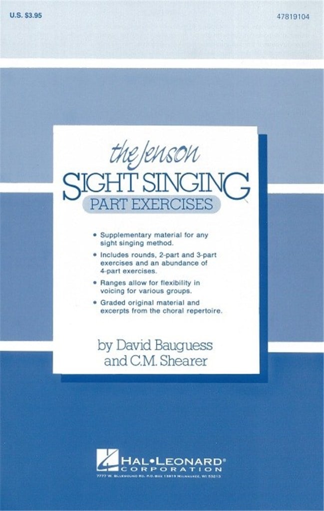 The Jenson Sight Singing Course Vol. I